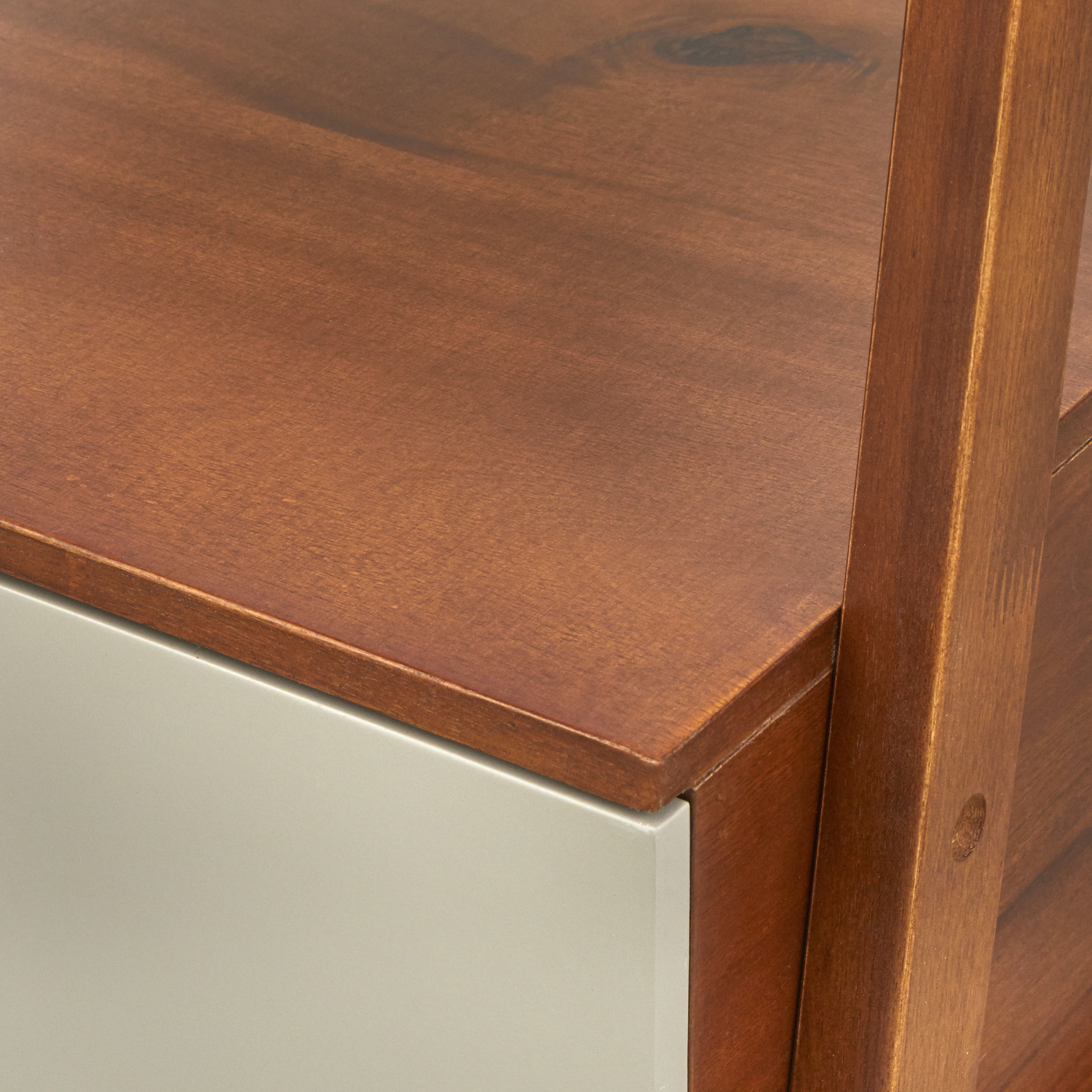 TMS Nordic Ladder Bookshelf, Walnut