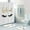 Lash Out, variant on 16PCS/Set Pretty Eyelash White Shower Curtain set  Waterproof Soft Cloth Polyester Bath Curtain Bathtub Curtains, Bathroom Carpet Bath Mat Toilet Rugs, Modern Bathroom Decor, 72"x72", Lash Out