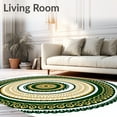 thumbnail image 2 of ODIKA 4x6 Machine Washable Non-Slip Area Rug, Botanic with Intertwined Petals and Paisley Whorls Ultra Soft Rug, None, 524264, 2 of 7