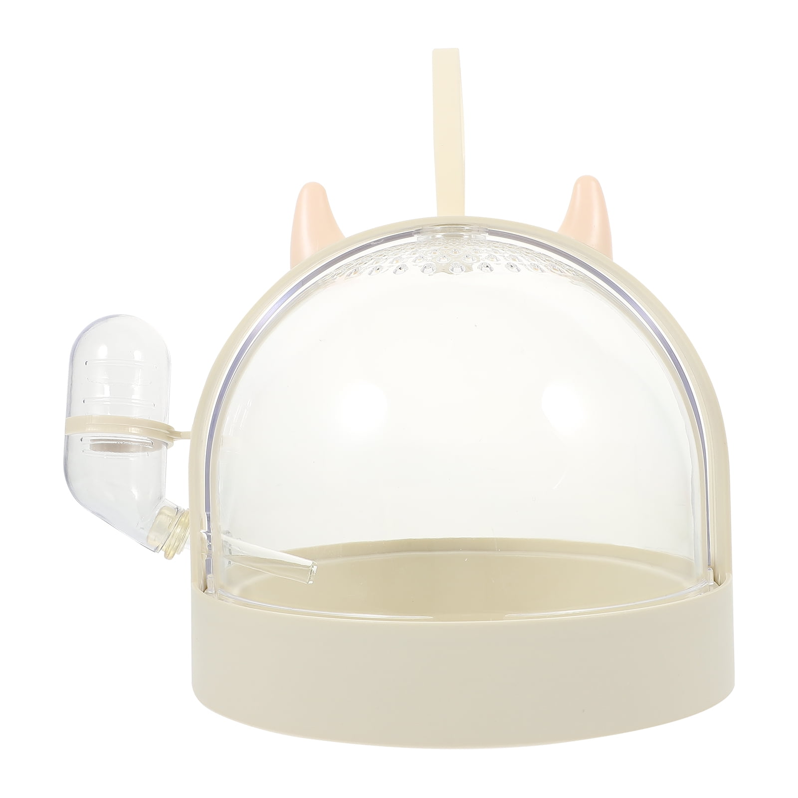 Phenofice Breathable White Small Pet Carrier Cage for Hamsters Gerbils and Chinchillas with Spacious Design