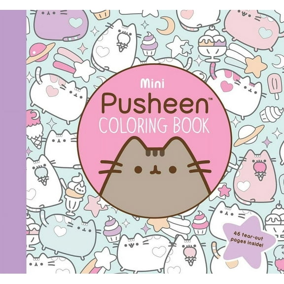 Pusheen Book: Mini Pusheen Coloring Book (Paperback)