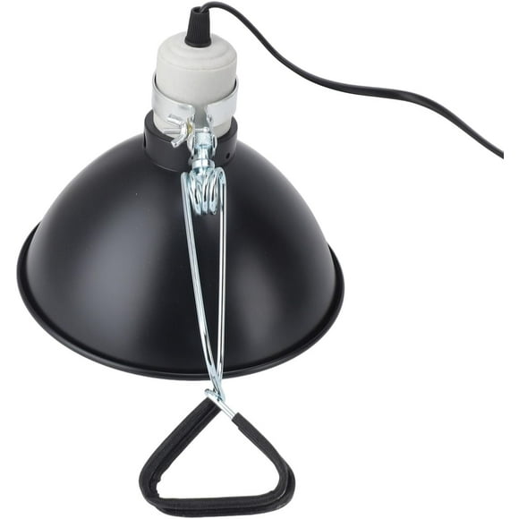 FYBTO Reptile Heating Lamp Shade for UVA UVB Bulb 300W Dome Light Fixture Cover for Lizards Turtles Snakes Lamp Shade (US Plug AC110V 15A)-0621