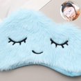 thumbnail image 4 of 3 Piezas de Máscara de Ojos de Peluche Chao para Niños Blanco Rosa Azul, 4 of 5