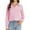 Pink, variant on Women's Button Down Shirts Long Sleeve Basic Classic Soft Shirt Collared Dressy Casual Solid Color