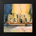 thumbnail image 2 of Bolokofsky, Ronald 12x12 Black Modern Framed Museum Art Print Titled - Urban Summer I, 2 of 5