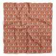 thumbnail image 1 of Bimba Orange Panda Face Kids Printed Pure Silk Scarf For Hair Neck Head Bandanas For Women 40 x 80 Inches, 1 of 6