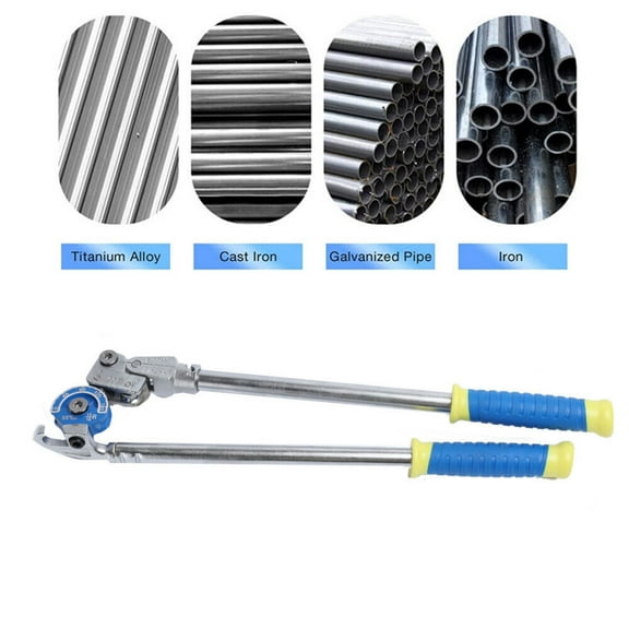 NICCOO 3/8 inch Industrial Manual Pipe Tube Bender Tool 0-180 Degree Tube Bender Tool with Non-slip Handle