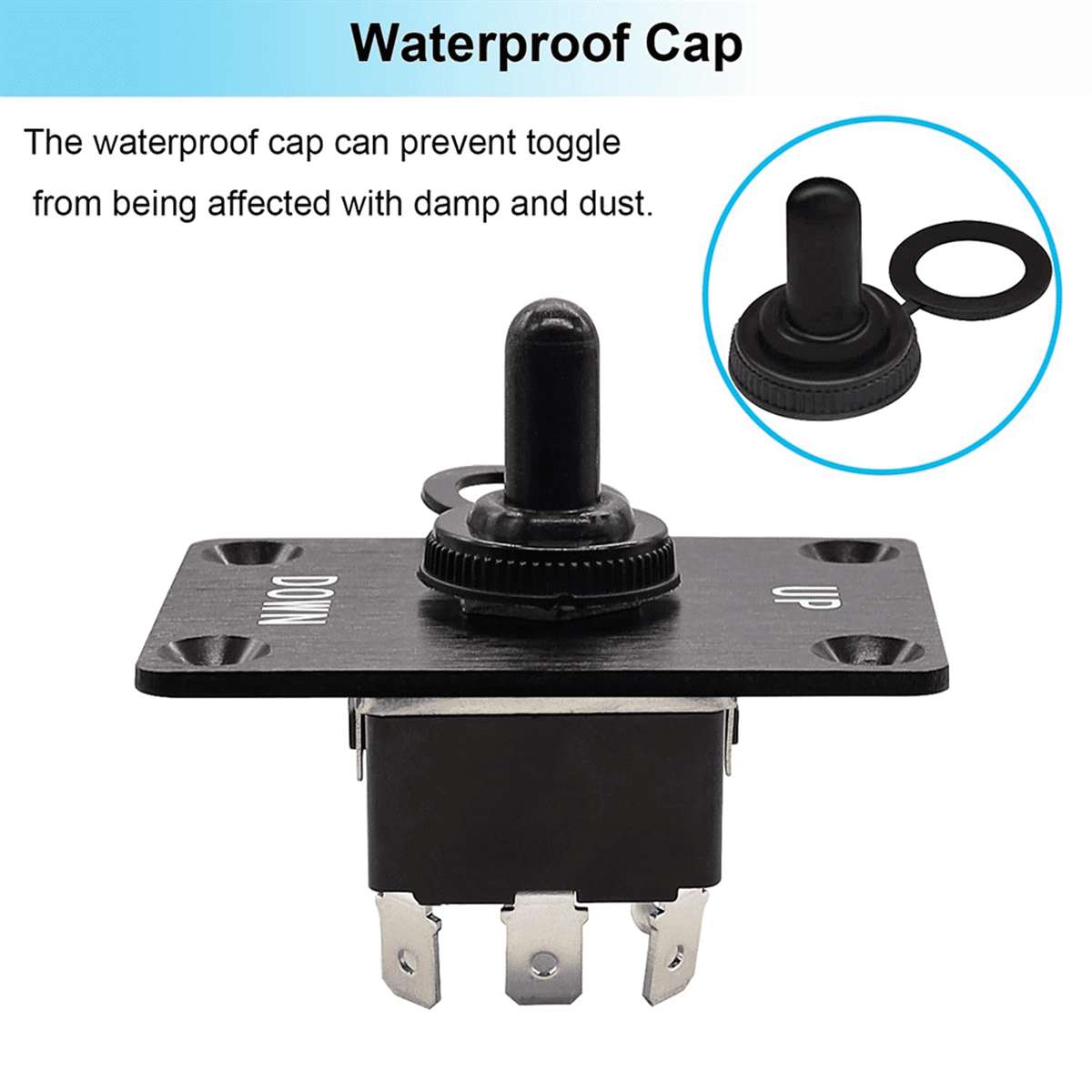 Rocker Toggle Switches Momentary 6 Pin 3 Position (ON)-Off-(ON)UP