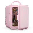 thumbnail image 1 of Costway 4 Litres Mini Réfrigérateur Portable Refroidisseur Plus Chaud Maquillage Soin de la Peau Réfrigérateur Rose, 1 of 10
