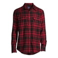 thumbnail image 4 of George Men's Long Sleeve Flannel Shirt, 4 of 6