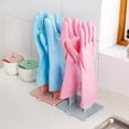 thumbnail image 4 of Dream Lifestyle Kitchen Glove Holder, Reusable Mitten Dryer Rack, Detachable Plastic Dish Towel Rubber Glove Drying Rack, Sink Accessories, 4 of 7
