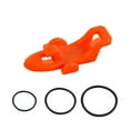 thumbnail image 1 of Wosthever 1 pieza de anzuelo de pesca, palo de pesca, señuelo, cebo, señuelo, soporte de cebo con 3 anillos de goma para caña de pescar, Pescar Naranja, 1 of 6