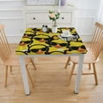 thumbnail image 3 of BANET Square Cute Tablecloth Table Cloth Cover for Dining Room Kitchen Decor White, 3 of 7