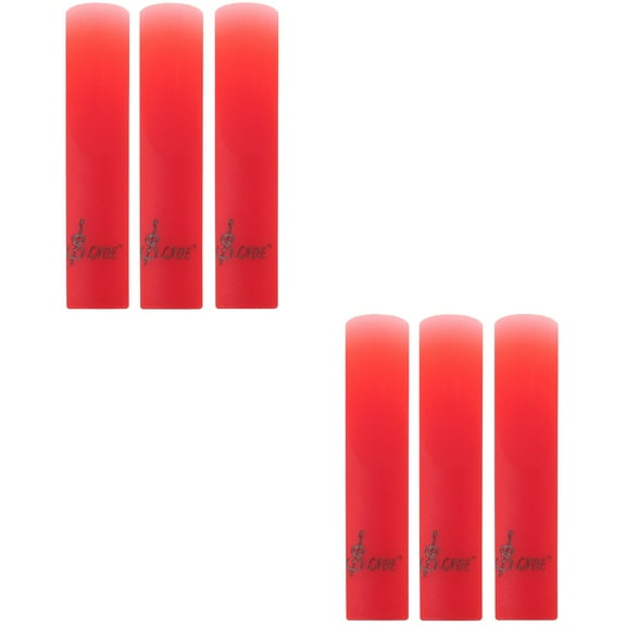 6 pcs Resin Clarinet Reeds Instrument Accessories Clarinet Replacements