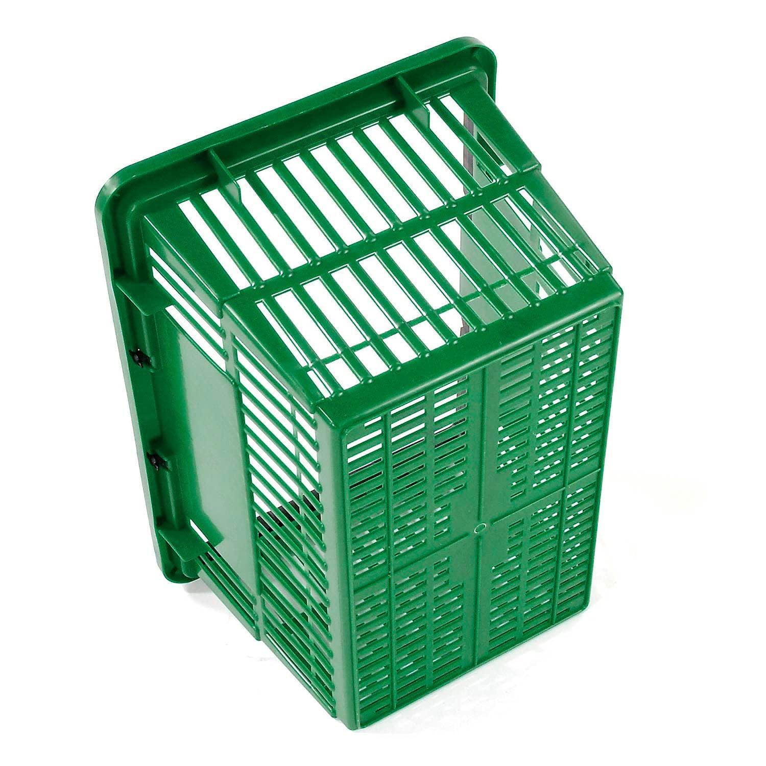  Green 3 Pack Plastic Baskets with Handles Small Soft