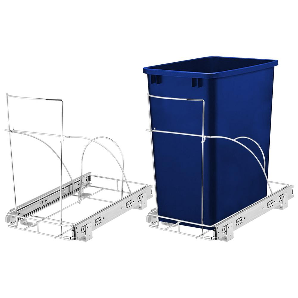 Tohuu 7.6 Gallon Pull Out Trash Can Slides Pullout Shelf for Garbage