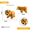 thumbnail image 3 of Oso de Peluche Grande La Merced de Graduación Aspecto Real, 3 of 4
