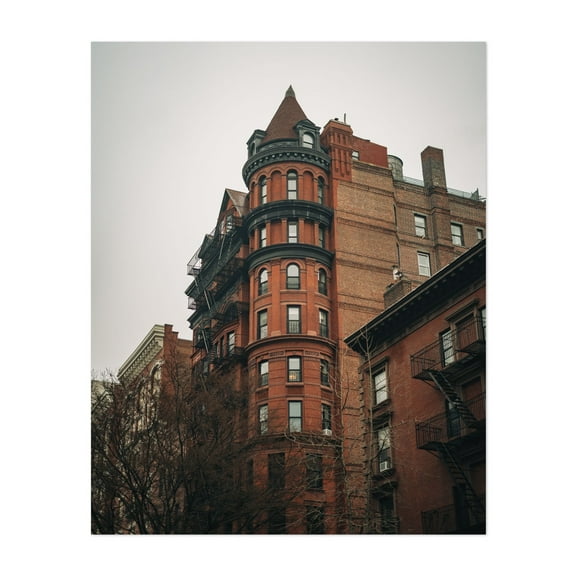 Brooklyn Heights Architectural - Brooklyn New York Photography Unframed Wall Art Print 8 x 10 inches