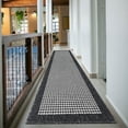 thumbnail image 6 of Findosom 2.6'x12' Hallway Runner Rug Non Slip Entryway Mat with Rubber Backing,Heavy-duty Durable Entryway Floor Mat Machine Washable Doormat,Laundry Runner Rug for Garage Kitchen,Black, 6 of 9