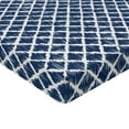 thumbnail image 2 of Ambesonne Petrol Blue Fitted Sheet, Sketchy Inner Shape, Queen Size, Petrol Blue and White, 2 of 3