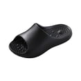 thumbnail image 3 of Dakaela Massage Slippers for Women Men Plantar Fasciitis Orthotic Cloud Slides Arch Support Non Slip Bath Shower Shoes Indoor Outdoor Black 6.5, 3 of 4