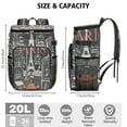 thumbnail image 3 of Insulated Lunch Box Cooler Backpack Portable Backpack Coolers Insulated Leak Proof,Waterproof Soft Sided Cooler Bag for Travel,Beach,Camping,Picnic,Lunch Backpack for Women Men, 3 of 6