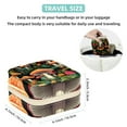 thumbnail image 5 of Mushroom Travel Portable Square Decorative Box Jewelry Stand: All-in-One Earring Holder, Ring Keeper, Necklace & Bracelet Organizer - Storage Box for Girls and Women, 5 of 6