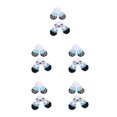 thumbnail image 2 of Methold 4x Calcetines para mascotas con punto de refuerzo de goma - Calcetines para perros antideslizantes cálidos y prácticos con protector Type2 NO2, 2 of 6
