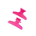 thumbnail image 1 of Pinzas para el cabello Qarigey 12 piezas Accesorios de salón de moda herramienta de estilismo Rosa roja AP010562-03, 1 of 6