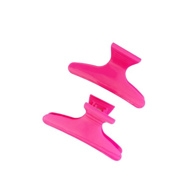 Pinzas para el cabello Qarigey 12 piezas Accesorios de salón de moda herramienta de estilismo Rosa roja AP010562-03