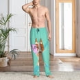 thumbnail image 2 of Netaao Bluey for Pajama Pants Men Elastic Waistband Sleep Pajama Pant Pj Pants for Men-X-Large, 2 of 6