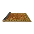 thumbnail image 2 of Ahgly Company Indoor Square Oriental Yellow Traditional Area Rugs, 3' Square, 2 of 4