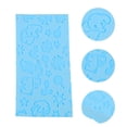 thumbnail image 3 of Unique Bargains Elephant Pattern Bath Sponge Body Scrubber 1 Pc Blue, 3 of 6