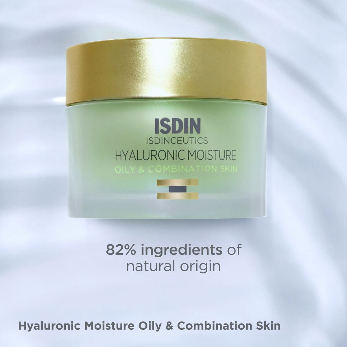 ISDIN Isdinceutics Hyaluronic Moisture Oily & Combination Skin, Mattifying Moisturizer, 1.76 Oz (50g)