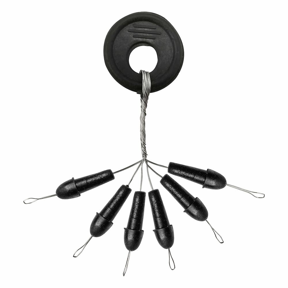 (3 pack) Mustad Weight Stops - Size: 6mm, 10pc