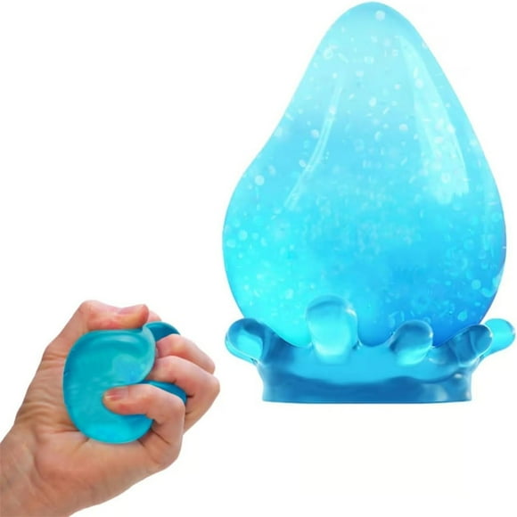 Sensory Toy with Smooth Water Drops Sensory Toy with Stuffed Stretchable Dough Soft Toy Anxiety Stress Relaxation Calming Tool