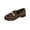 Coffee, variant on Wensltd Wide Width Loafers for Women Comfortable Round Toe Shallow Mouth Low Heel Casual Shoe Black