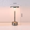 thumbnail image 4 of Lampe de Table LED Rechargeable à Commande Tactile, Gradation Continue, Lumière de Table de Nuit, 4 of 8