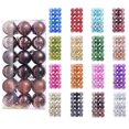 thumbnail image 1 of ¡Liquidación de ahorros navideños! Bolas navideñas PRETXORVE, adornos para árbol de Navidad, 36 piezas, adornos colgantes para fiestas, decoración de 6 cm., 1 of 8