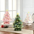 thumbnail image 4 of BESTSKY 2026 New Ceramic Christmas Tree,Tabletop Christmas Tree Lights Decoration,4.7In Pre Lit Small Artificial Xmas Tree,Glowing Tree with Base,Xmas Tree for Centerpiece Christmas&Halloween Decor, 4 of 7