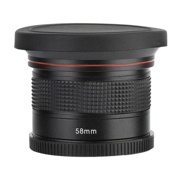 Versatile Fisheye & Macro Lens Adapter for Canon Cameras Easy to Attach, Instantly Transforms Lens