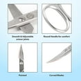 thumbnail image 3 of Bianco Brothers Instruments Curved Blade Manicure Scissors, Ergonomic and Sturdy Design with Sharp and Reliable Stainless Steel Blades Nail Scissors, Nail Tools Made in the US, 3 of 6