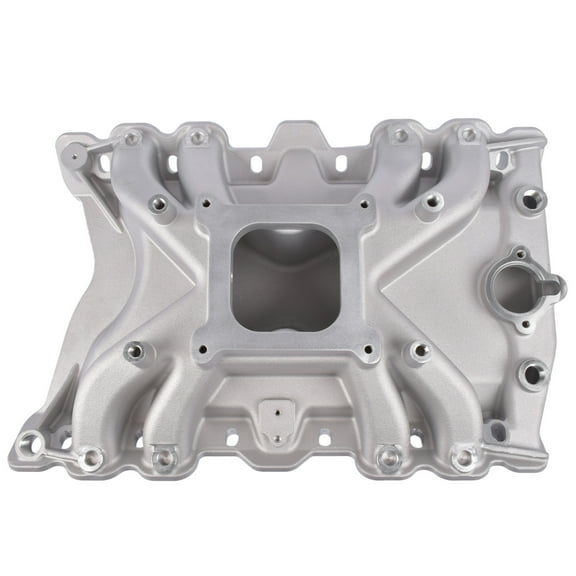 GELUOXI New Replacement Intake Manifold R4150 for Oldsmobile 400 425 455 V8 Model Silver 1Pc