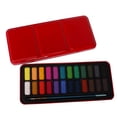 thumbnail image 1 of de 24 colores, acuares sólidas, manualidades para artistas, pintura, papelería con caja y BLESIY Artes de la pintura de la acuarela, 1 of 8
