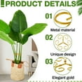 thumbnail image 5 of Plant Stem Support, Climbing Houseplant Leaf Support Ring Plant Climbers Stem Holders Plants Climbing Rack Plant Flower Gardening Growth Cultivation Accessories Tools 4pcs, 5 of 6