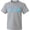 AC-Heather Grey, variant on Inktastic Mermaid Vibes Text in Blues Youth T-Shirt