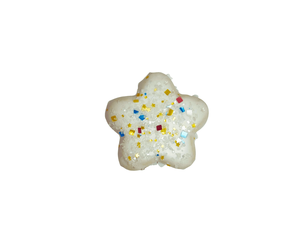 Bakery Bling Mini Patriotic Star Glittery Cookies, 12ct