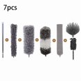 thumbnail image 1 of Duster Brush Microfiber Duster Extendable Gap Dust Tools Retractable Car Cleaning Brush Household Ceiling Cleaning Tools 7pcs, 1 of 6