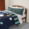 thumbnail image 2 of Mainstays Kids Body Pillow with Plush Ribbed Corduroy Removable Cover, 48" x 20", Dark Green, 2 of 5