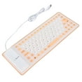 thumbnail image 4 of Soft Silicone Keyboard, 85 Keys Silicone Keyboard Silent Rollable Keyboard for PC, with Convenience, and Space saving Function, 4 of 7